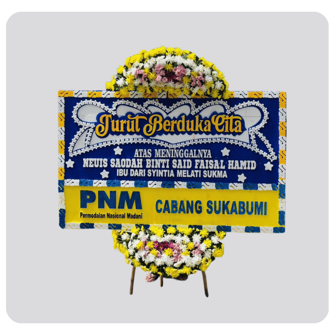 Bunga Papan Duka Cianjur – Turut Berduka Cita