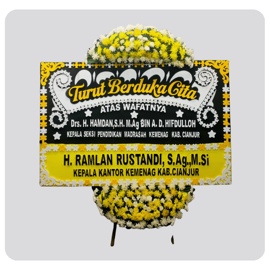 Bunga Papan Duka Cianjur – Ungkapan Belasungkawa Mendalam