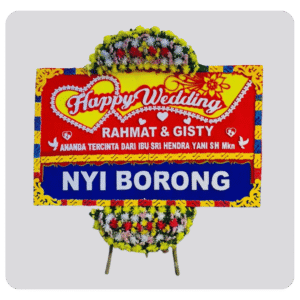 Bunga Papan Wedding Cianjur – Selamat Menempuh Hidup Baru
