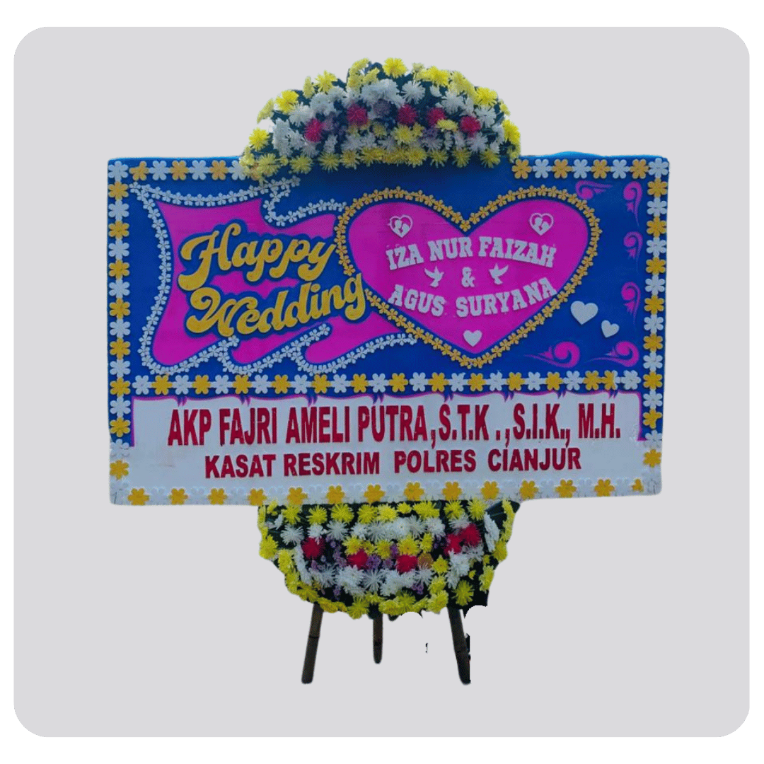 Bunga Papan Wedding Cianjur – Ikatan Suci Penuh Berkah
